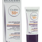 کرم ترمیم کننده بایودرما مدل +Cicabio SPF50 حجم 30 میلی لیتر