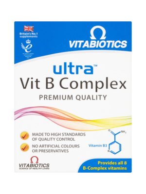 قرص اولترا ویتامین B کمپلکس ویتابیوتیکس 60 عددی