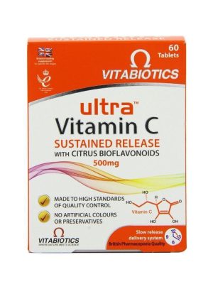 قرص اولترا ویتامین C ویتابیوتیکس 60 عددی