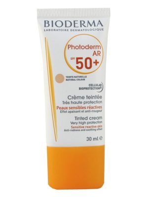 کرم ضد آفتاب رنگی بایودرما مدل +Photoderm AR SPF50 مناسب پوست حساس با حجم 30 میلی لیتر