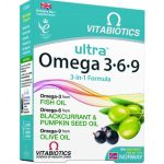 کپسول اولترا امگا 3، 6 و 9 ویتابیوتیکس 60 عددی