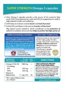 کپسول اولترا امگا 3 ویتابیوتیکس 60 عددی - Image 2