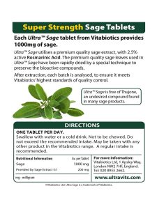 قرص اولترا مریم گلی ویتابیوتیکس 30 عددی - Image 2