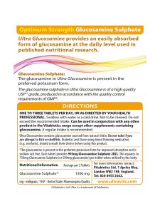 قرص اولترا گلوکزامین ویتابیوتیکس 60 عددی - Image 2