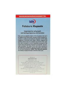 قرص فولیک اسید یوروویتال 800 میکروگرم 60 عددی - Image 2