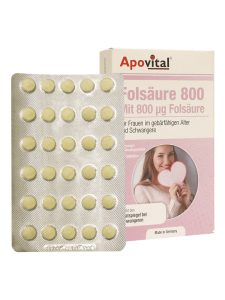 قرص فولیک اسید 800 آپوویتال 30 عددی - Image 2