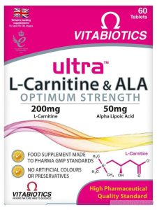 قرص اولترا ال کارنیتین و آلفا لیپوئیک اسید ویتابیوتیکس 60 عددی - Image 2