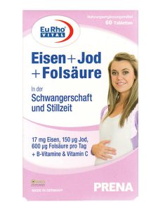 قرص آیزن و ید و فولیک اسید یوروویتال 60 عددی - Image 2