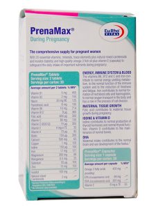 قرص و کپسول پرینامکس دیورینگ پرگننسی یوروویتال 90 عددی - Image 3