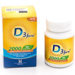 قرص ویتامین د3 فورت 2000 واحدی هولیستیکا 30 عددی