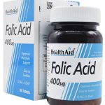 قرص فولیک اسید هلث اید 400 میکروگرم 90 عددی