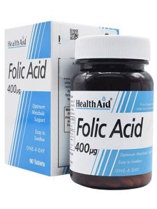 قرص فولیک اسید هلث اید 400 میکروگرم 90 عددی