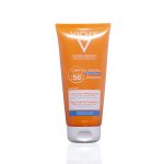 شیر ضد آفتاب و محافظت کننده ساحلی SPF50 ویشی سری Capital Soleil مناسب انواع پوست حجم 200 میلی لیتر