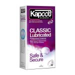 کاندوم ساده و کلاسیک کاپوت مدل Classic Lubricated بسته 12 عددی