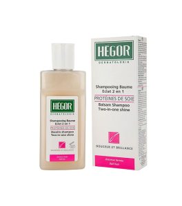 شامپو بالسام 2 در 1 هگور حاوی پروتئین ابریشم حجم 150 میلی لیتر