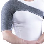 شانه بازوبند نئوپرنی یک طرفه پاک سمن کد 111 طوسی سایز L