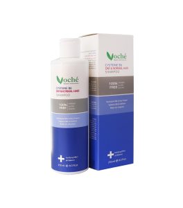 شامپو تقویت کننده و ضد ریزش سیستین B6 وچه مناسب موی خشک و معمولی حجم 250 میلی لیتر