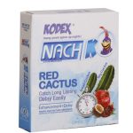 کاندوم کاکتوس قرمز با تاخیر طولانی ناچ کدکس 3 عددی