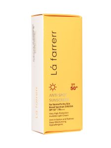 کرم ضد آفتاب و ضد لک بی رنگ SPF50 پوست خشک و معمولی لافارر با حجم 40 میلی لیتر - Image 2