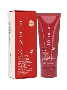کرم ضد آفتاب رنگی و ضد لک SPF40 پوست خشک و معمولی لافارر با حجم 40 میلی لیتر - Image 2