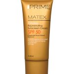 کرم ضد آفتاب جوان کننده بی رنگ فاقد چربی SPF50 پریم حجم 40 میلی لیتر