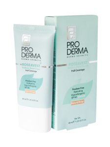 کرم پوشاننده و مرطوب کننده رنگی صورت پرودرما مناسب پوست معمولی و خشک حجم 40 میلی لیتر - Image 2