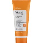 کرم ضد آفتاب رنگی مناسب پوست چرب SPF50 وچه بژ روشن حجم 40 میلی لیتر