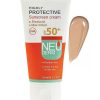 کرم ضد آفتاب نئودرم +SPF50 مدل هایلی پروتکتیو بژ تیره مناسب پوست های معمولی و خشک 50 میلی لیتر