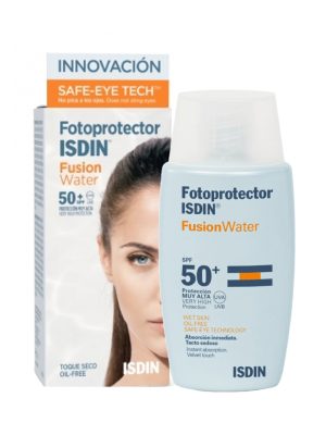 کرم ضد آفتاب فیوژن واتر +SPF50 ایزدین مناسب انواع پوست حجم 50 میلی لیتر