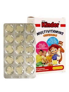 قرص جویدنی مولتی ویتامین فیشر کیندر 60 عددی - Image 2
