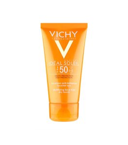 فلوئید ضد آفتاب ایده آل سولای SPF50 ویشی مدل درای تاچ مناسب پوست چرب و مختلط حجم 50 میلی لیتر - Image 2