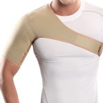 شانه بازوبند نئوپرنی یک طرفه پاک سمن کد 111 کرمی سایز L