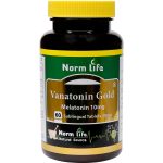 قرص زیر زبانی واناتونین گلد نورم لایف 10 میلی گرم 60 عددی