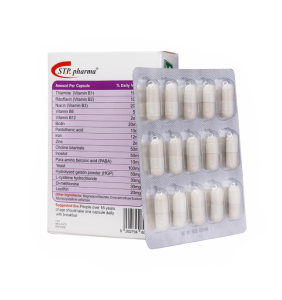 کپسول مولتی ویتامین پوست و مو و ناخن اس تی پی فارما 30 عددی - Image 2