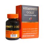 سافت ژل مولتی ویتامین ویتافینیتی گلد شهاب درمان 30 عددی