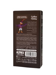 کاندوم تاخیری قهوه ناچ کدکس 12 عددی - Image 2