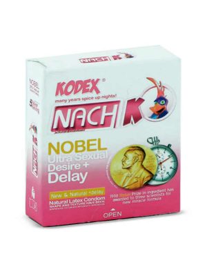 کاندوم تحریک کننده و تاخیری نوبل ناچ کدکس 3 عددی