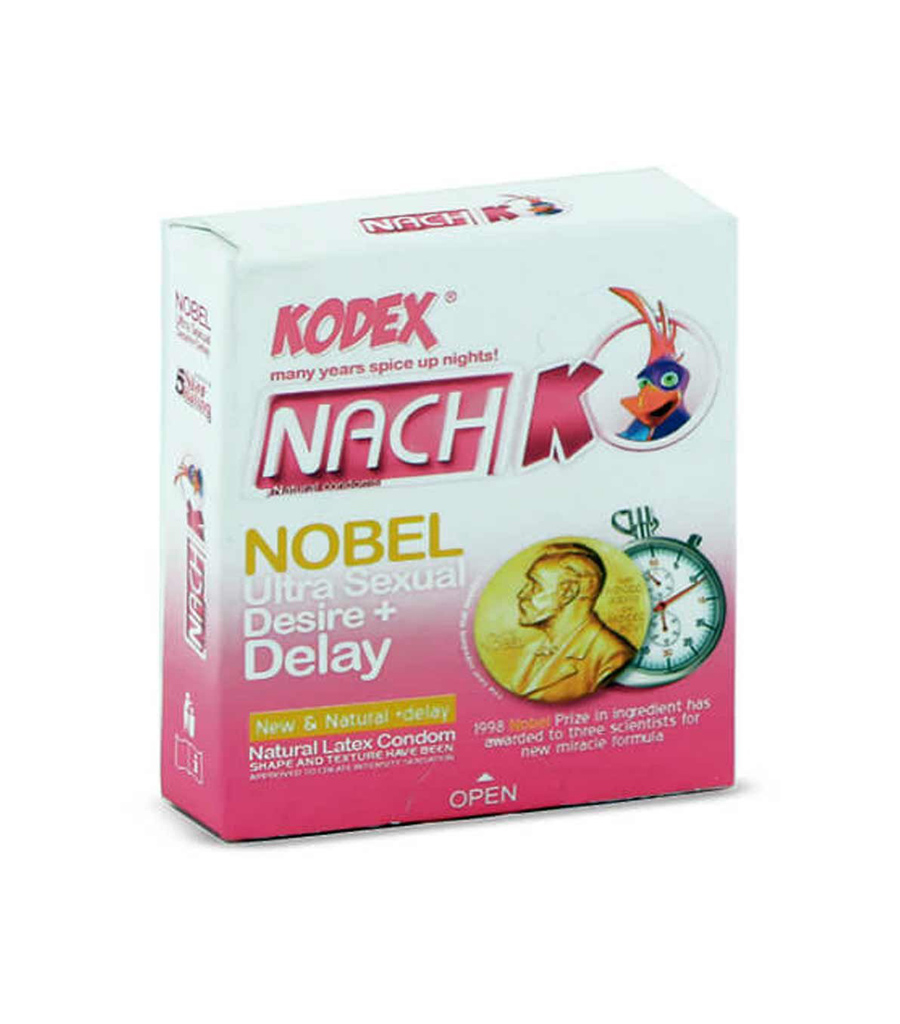 3-44.jpg کاندوم تحریک کننده و تاخیری نوبل ناچ کدکس 3 عددی - Image 1