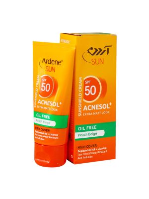 کرم ضد آفتاب رنگی آکنه سل آردن SPF50 مناسب پوست چرب 50 گرمی