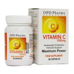 قرص ویتامین ث او پی دی فارما 1000 میلی گرم 30 عددی