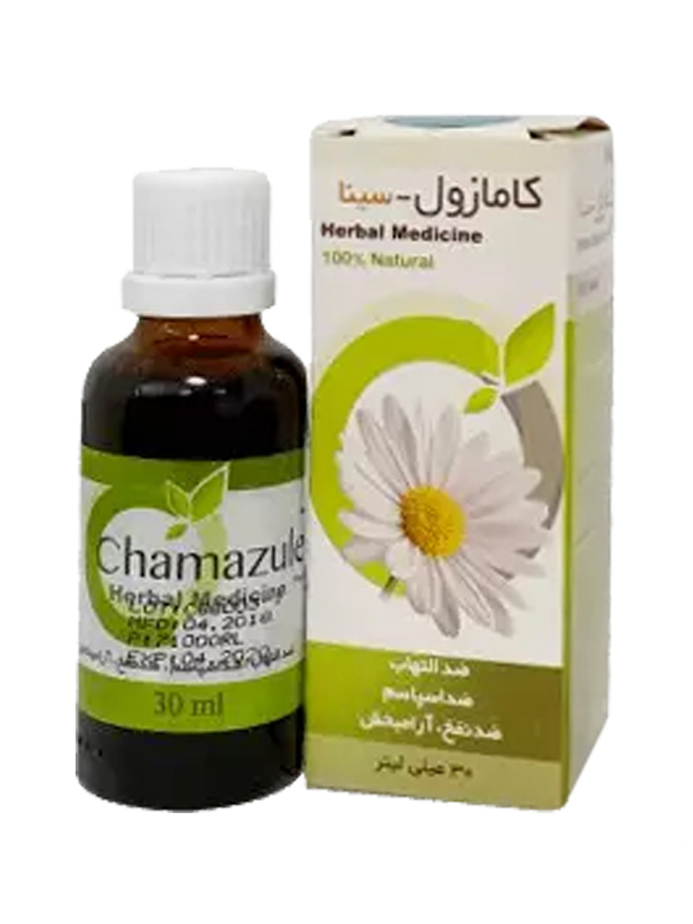 Chamazule.jpg قطره کامازول سینا فرآور حجم 30 میلی لیتر - Image 1