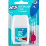 ژل فلوراید تپه به همراه مسواک بین دندانی