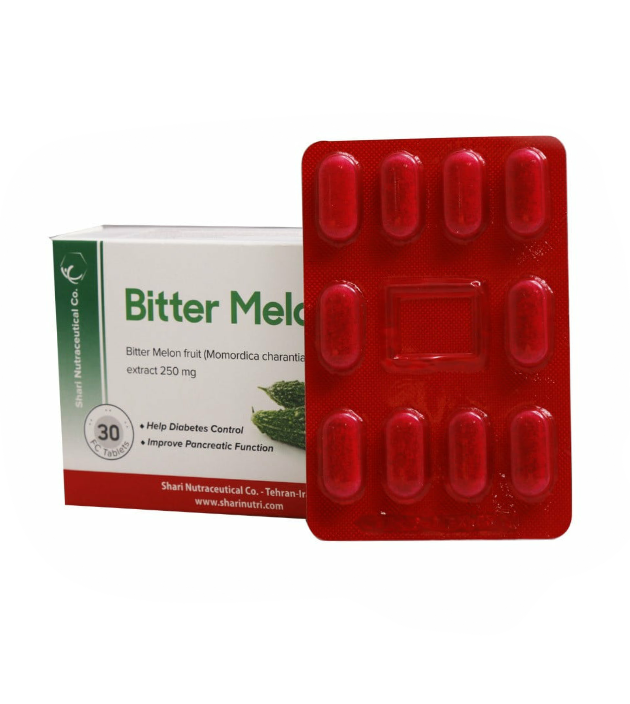 P_Bitter20Melon.jpg.png قرص بیتر ملون 250 شاری 30 عددی - Image 1