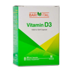 سافت ژل ویتامین دی 3 باریویتال 30 عددی