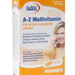 قرص A Z مولتی ویتامین بالای 50 سال بانوان یوروویتال 45 عددی
