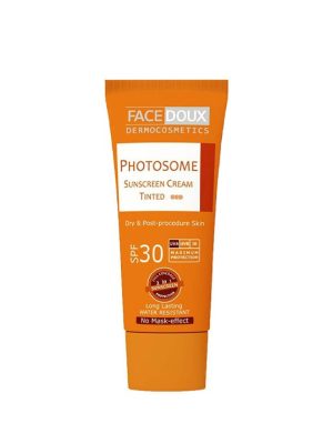 کرم ضد آفتاب رنگی فوتوزوم SPF30 فیس دوکس مناسب پوست خشک حجم 40 میلی لیتر