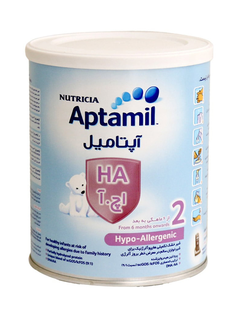 خرید و قیمت شیر خشک آپتامیل اچ آ 2 نوتریشیا از 6 ماهگی به بعد 400 گرم