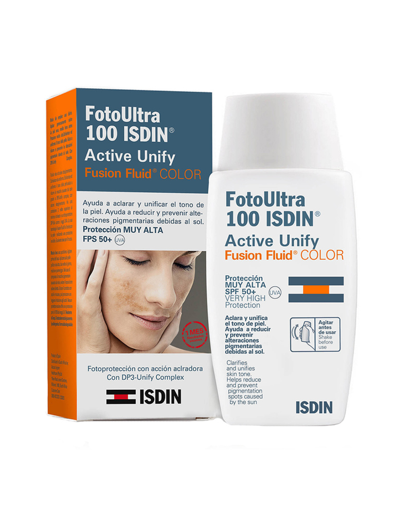 Untitled-2-136.jpg فلوئید ضد آفتاب رنگی +SPF 50 ایزدین مدل فوتو اولترا اکتیو یونیفای مناسب انواع پوست حجم 50 میلی لیتر - Image 1
