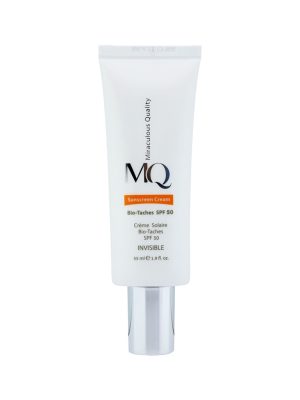 کرم ضد آفتاب بی رنگ ام کیو مدل بایوتچ SPF50 حجم 55 میلی لیتر