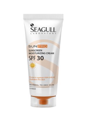 کرم ضد آفتاب مرطوب کننده سی گل SPF30 مناسب پوست خشک و معمولی حجم 40 میلی لیتر